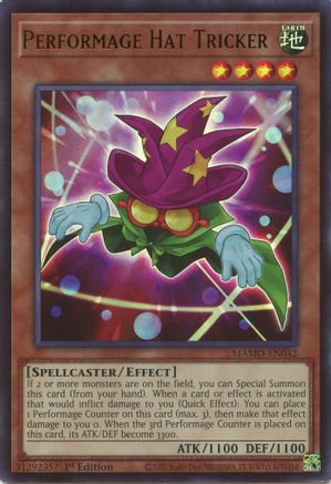 Image of Performage Hat Tricker (MAMO-EN042) - Magnificent Monsters 1st Edition