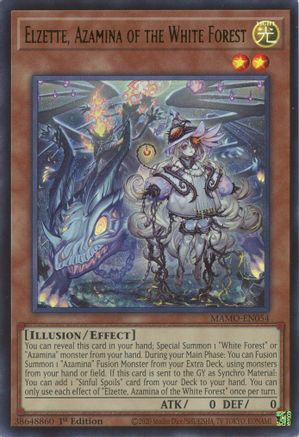 Image of Elzette, Azamina of the White Forest (MAMO-EN054) - Magnificent Monsters 1st Edition