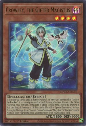 Image of Crowley, the Gifted Magistus (MAMO-EN059) - Magnificent Monsters 1st Edition