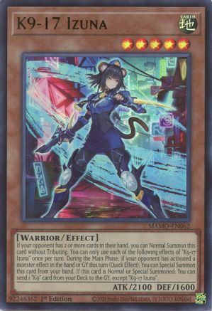 Image of K9-17 Izuna (MAMO-EN062) - Magnificent Monsters 1st Edition