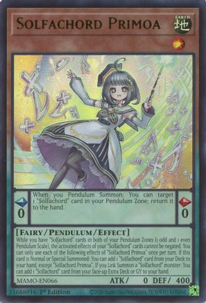 Image of Solfachord Primoa (MAMO-EN066) - Magnificent Monsters 1st Edition