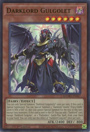 Image of Darklord Gulgolet (MAMO-EN067) - Magnificent Monsters 1st Edition