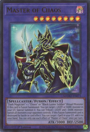 Image of Master of Chaos (MAMO-EN073) - Magnificent Monsters 1st Edition