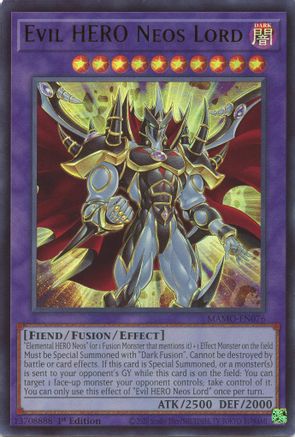 Image of Evil HERO Neos Lord (MAMO-EN076) - Magnificent Monsters 1st Edition