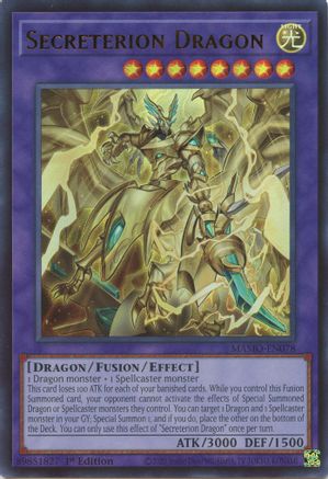 Image of Secreterion Dragon (MAMO-EN078) - Magnificent Monsters 1st Edition