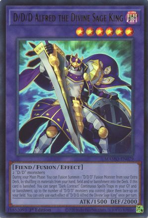 Image of D/D/D Alfred the Divine Sage King (MAMO-EN079) - Magnificent Monsters 1st Edition
