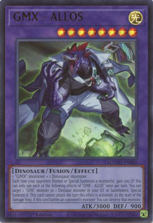 Image of GMX - ALLOS (MAMO-EN080) - Magnificent Monsters 1st Edition