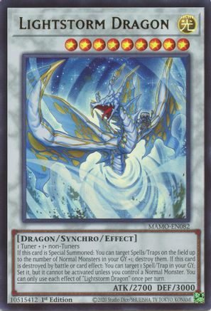 Image of Lightstorm Dragon (MAMO-EN082) - Magnificent Monsters 1st Edition