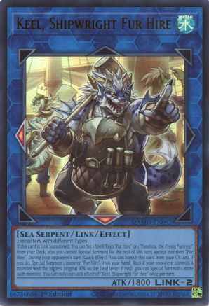Image of Keel, Shipwright Fur Hire (MAMO-EN092) - Magnificent Monsters 1st Edition