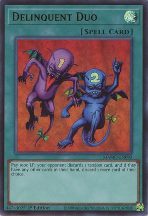 Image of Delinquent Duo (MAMO-EN093) - Magnificent Monsters 1st Edition