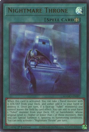 Image of Nightmare Throne (MAMO-EN097) - Magnificent Monsters 1st Edition