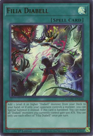 Image of Filia Diabell (MAMO-EN100) - Magnificent Monsters 1st Edition
