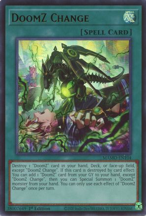 Image of DoomZ Change (MAMO-EN104) - Magnificent Monsters 1st Edition
