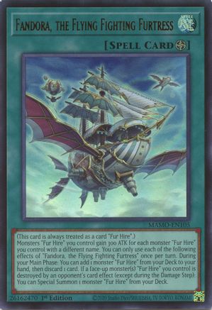 Image of Fandora, the Flying Fighting Furtress (MAMO-EN105) - Magnificent Monsters 1st Edition