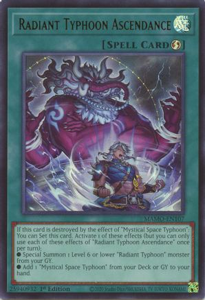 Image of Radiant Typhoon Ascendance (MAMO-EN107) - Magnificent Monsters 1st Edition