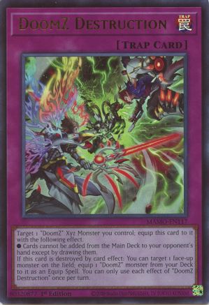 Image of DoomZ Destruction (MAMO-EN117) - Magnificent Monsters 1st Edition