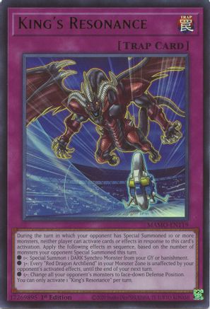 Image of King's Resonance (MAMO-EN119) - Magnificent Monsters 1st Edition