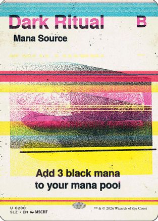 Image of Dark Ritual (0280) (SLZ-280) - Secret Lair x MSCHF: The Zeta Set