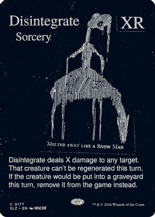 Image of Disintegrate (0177) (SLZ-177) - Secret Lair x MSCHF: The Zeta Set