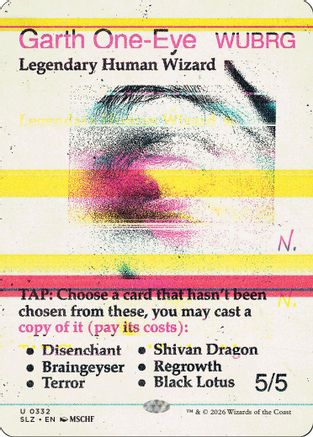 Image of Garth One-Eye (0332) (SLZ-332) - Secret Lair x MSCHF: The Zeta Set