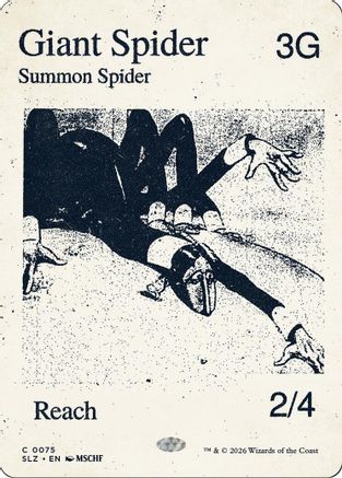 Image of Giant Spider (0075) (SLZ-075) - Secret Lair x MSCHF: The Zeta Set