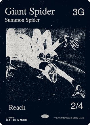 Image of Giant Spider (0196) (SLZ-196) - Secret Lair x MSCHF: The Zeta Set