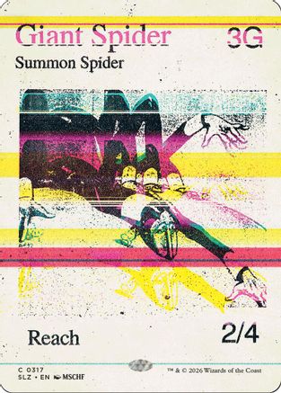 Image of Giant Spider (0317) (SLZ-196) - Secret Lair x MSCHF: The Zeta Set