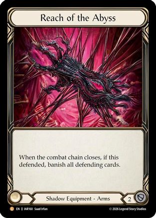 Image of Reach of the Abyss (IAR160) - Usurp the Shadow Throne Rainbow Foil