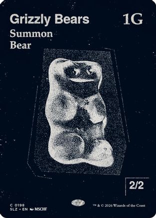 Image of Grizzly Bears (0198) (SLZ-198) - Secret Lair x MSCHF: The Zeta Set