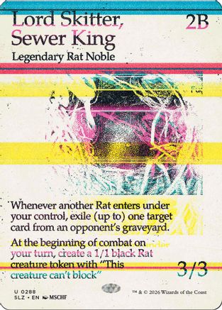 Image of Lord Skitter, Sewer King (0288) (SLZ-288) - Secret Lair x MSCHF: The Zeta Set