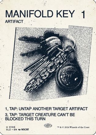 Image of Manifold Key (0106) (SLZ-106) - Secret Lair x MSCHF: The Zeta Set