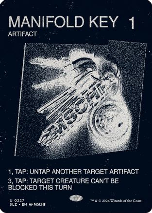 Image of Manifold Key (0227) (SLZ-227) - Secret Lair x MSCHF: The Zeta Set
