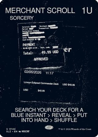 Image of Merchant Scroll (0144) (SLZ-144) - Secret Lair x MSCHF: The Zeta Set