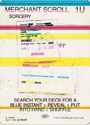 Image of Merchant Scroll (0265) (SLZ-265) - Secret Lair x MSCHF: The Zeta Set