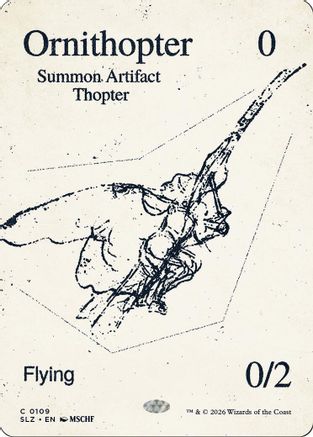 Image of Ornithopter (0109) (SLZ-109) - Secret Lair x MSCHF: The Zeta Set