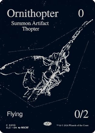 Image of Ornithopter (0230) (SLZ-230) - Secret Lair x MSCHF: The Zeta Set