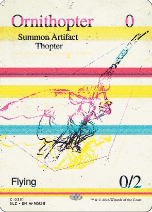 Image of Ornithopter (0351) (SLZ-351) - Secret Lair x MSCHF: The Zeta Set