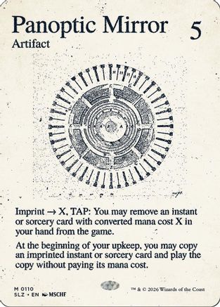 Image of Panoptic Mirror (0110) (SLZ-110) - Secret Lair x MSCHF: The Zeta Set