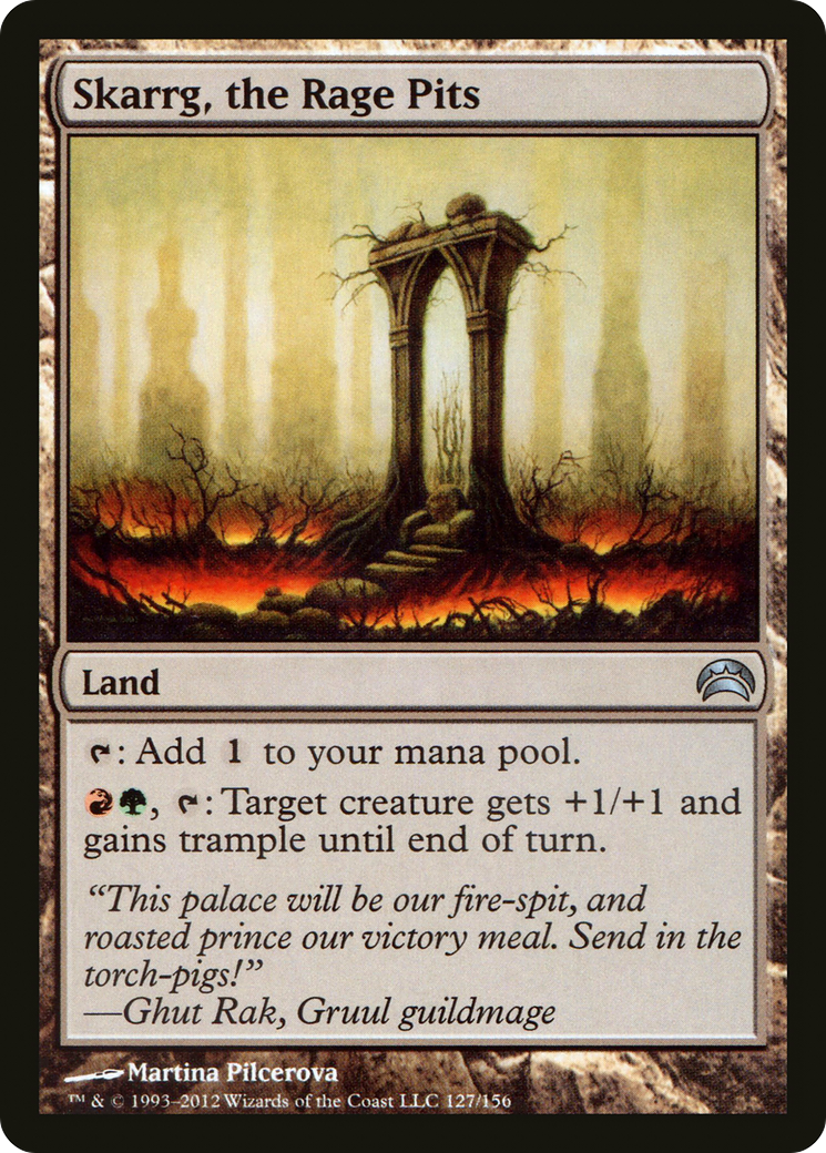 Image of Skarrg, the Rage Pits (PC2-127) - Planechase 2012 Foil