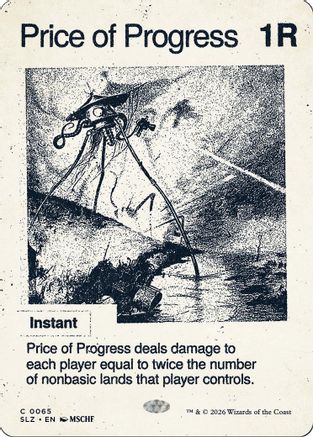 Image of Price of Progress (0065) (SLZ-065) - Secret Lair x MSCHF: The Zeta Set