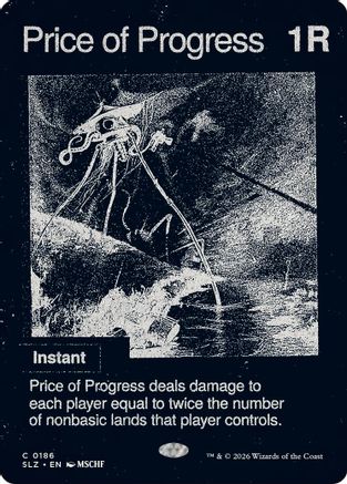 Image of Price of Progress (0186) (SLZ-186) - Secret Lair x MSCHF: The Zeta Set