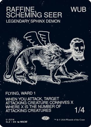 Image of Raffine, Scheming Seer (0214) (SLZ-214) - Secret Lair x MSCHF: The Zeta Set