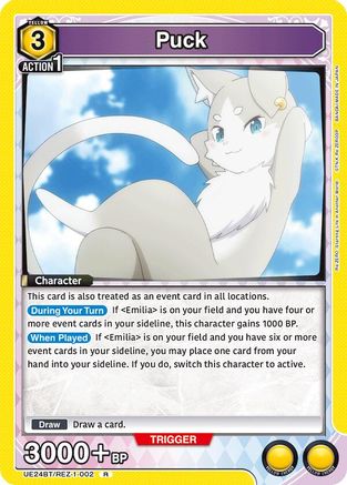 Image of Puck (002) (UE24BT/REZ-1-002) - UE24BT ReZERO Starting Life in Another World Foil