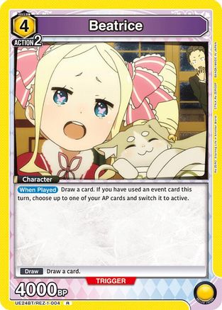 Image of Beatrice (004) (UE24BT/REZ-1-004) - UE24BT ReZERO Starting Life in Another World Foil