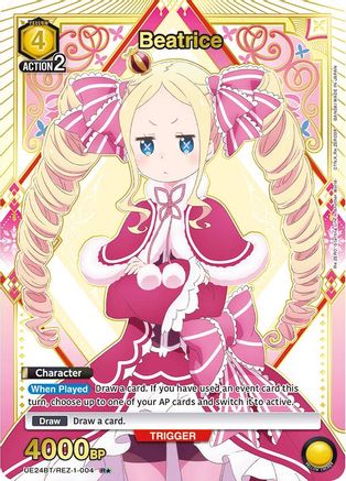 Image of Beatrice (004) (R*) (UE24BT/REZ-1-004) - UE24BT ReZERO Starting Life in Another World Foil