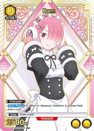 Image of Ram (010) (R*) (UE24BT/REZ-1-010) - UE24BT ReZERO Starting Life in Another World Foil