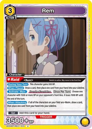 Image of Rem (015) (UE24BT/REZ-1-015) - UE24BT ReZERO Starting Life in Another World