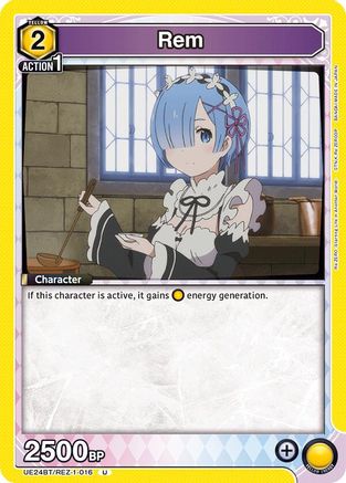Image of Rem (016) (UE24BT/REZ-1-016) - UE24BT ReZERO Starting Life in Another World