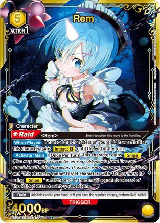Image of Rem (020) (SR*) (UE24BT/REZ-1-020) - UE24BT ReZERO Starting Life in Another World Foil