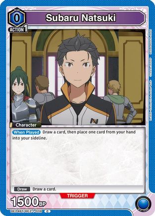 Image of Subaru Natsuki (038) (UE24BT/REZ-1-038) - UE24BT ReZERO Starting Life in Another World